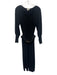 Tuckernuck Size S Black Polyester Long Sleeve Dress Black / S