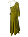 Mac Duggal Size 4 Chartereuse Green Polyester One Shoulder One Sleeve Gown Chartereuse Green / 4