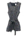 5a7 Cinq a Sept Size 6 Black, White, Multi Polyester Sleeveless Knit Dress Black, White, Multi / 6