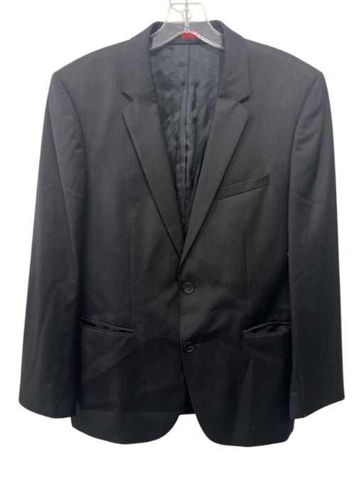 Hugo Boss Black Wool Solid 2 Button Men's Blazer Black / 40R