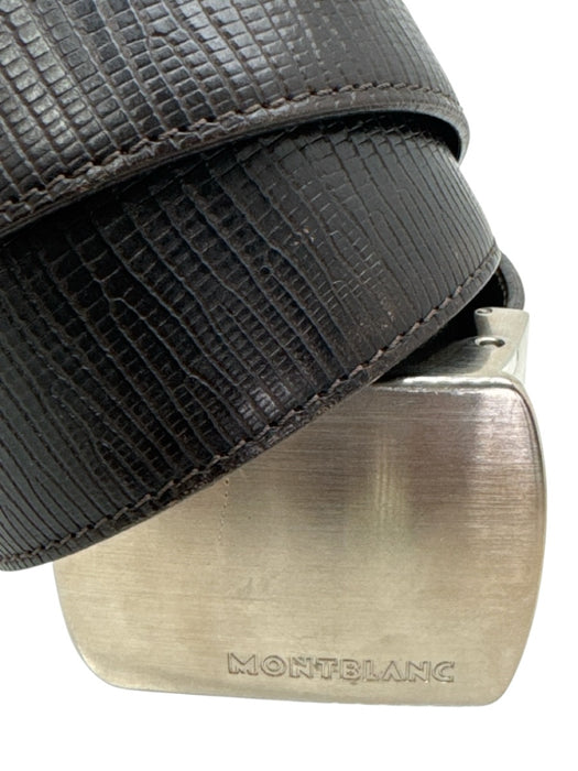 Montblanc AS IS Brown Leather Men's Belt Brown