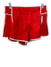 FP Movement Size S Red & White Polyester Elastic Waistband Athletic Shorts Red & White / S