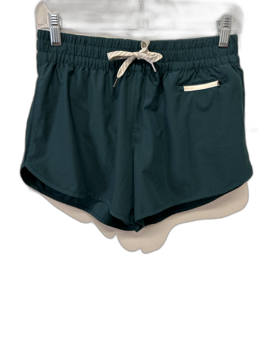 Vuori Size S Dark Teal Polyester Blend Elastic & Drawstring Waist Shorts Dark Teal / S