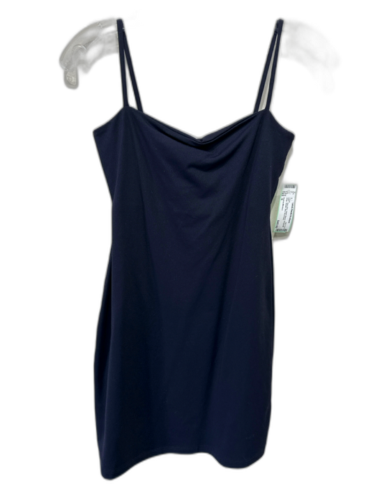 Susana Monaco Size S Navy Blue Nylon Blend Spaghetti Strap Sheath Dress Navy Blue / S