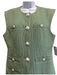 Veronica Beard Size 12 Green & White Rayon Blend Sleeveless Vest Short Set Green & White / 12