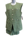 Veronica Beard Size 12 Green & White Rayon Blend Sleeveless Vest Short Set Green & White / 12
