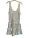 Loveshackfancy Size XL White Viscose Blend Sleeveless Lace Knit U Neck Dress White / XL