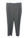 Lafayette 148 Size 10 Gray No Fabric Tag Mid Rise Side Zip pleat front Pants Gray / 10