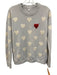 Minnie Rose Size Medium Blue, Red, White Cashmere Long Sleeve Hearts Sweater Blue, Red, White / Medium
