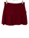 Red Valentino Size 38 Red Acetate Blend Back Zip Gathered Skirt Red / 38