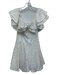 Charo Ruiz Ibiza Size S White Cotton Blend Eyelet Lace Off Shoulder Dress White / S