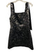 Alice + Olivia Size 6 Gunmetal & black Acrylic Blend Sleeveless Tie Sleeve Dress Gunmetal & black / 6