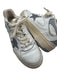Golden Goose Shoe Size 36 Gray & White Leather Upper Round Toe Star Sneakers Gray & White / 36