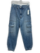 Pistola Size 26 Light Wash Cotton Denim Zip & Button Patch Pocket Cargo Jeans Light Wash / 26