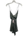Indah Size XS Slate Gray Viscose Spaghetti Strap Open Back A Line Mini Dress Slate Gray / XS