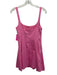 Zara Size S Bubblegum Pink Cotton Blend Sleeveless Pleat Detail Back Zip Dress Bubblegum Pink / S