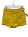 We The Free Size 26 Yellow Cotton High Rise Pocket detail Micro Shorts Yellow / 26