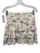 Zara Size S White, Purple, Green Cotton 3/4 Balloon Sleeve Floral Skirt Set White, Purple, Green / S