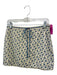 Bailey Rose Size S Blue, Green, White Cotton Side Zip Floral Ribbon Detail Skirt Blue, Green, White / S