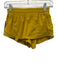 Lululemon Size 4 Mustard Yellow Elastic Waist Mesh Panel Shorts Mustard Yellow / 4