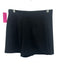Zara Size S Black Polyester Blend Side Zip Slit Skort Skirt Black / S