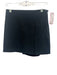 Zara Size S Black Polyester Blend Side Zip Slit Skort Skirt Black / S