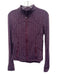 Lululemon Size Est S Purple & Gray Long Sleeve Zig Zag Zip Up Jacket Purple & Gray / Est S