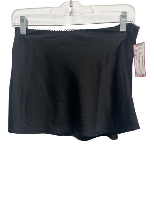 Peppermayo Size XS Black Polyester Side Zip scallop trim Mini Skirt Black / XS