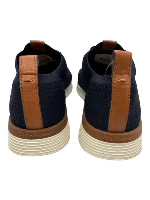 Wolf & Shepherd Shoe Size 10 Navy, Brown & Black Nylon Leather trim Sneakers Navy, Brown & Black / 10