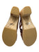 Beek Shoe Size 6 Dusty Pink Leather Wood Sole Braided Block Heel Sandals Dusty Pink / 6
