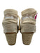 L.K. Bennett Shoe Size 36 Black & Beige Canvas Raffia Ankle Wrap Wedges Black & Beige / 36