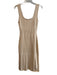 House of Harlow Size S Beige Cotton Blend Sleeveless Knit Scoop Neck Lined Dress Beige / S