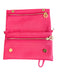 Tory Burch Pink Leather Gold hardware Envelope Flap Magnetic Close Wristlet Bag Pink / S