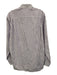 Solemare Size M Purple & White Cotton Striped Button up Men's Long Sleeve Shirt Purple & White / M
