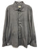 Jack Victor Size 2XL Gray & Blue Cotton Blend Abstract Men's Long Sleeve Shirt Gray & Blue / 2XL