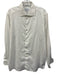 Eton Size 16.5 White Cotton Solid Button Up Spread Collar Long Sleeve Shirt White / 16.5