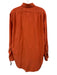 Sid Mashburn Size L Orange Cotton Blend Cordouroy Button up Long Sleeve Shirt Orange / L