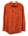 Sid Mashburn Size L Orange Cotton Blend Cordouroy Button up Long Sleeve Shirt Orange / L