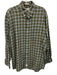 Onward Reserve Size L Green & Blue Cotton Blend Plaid Flannel Long Sleeve Shirt Green & Blue / L