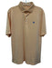 Herleston's Size L Orange Cotton Blend Solid Polo Men's Short Sleeve Orange / L