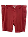 Peter Millar Size 35 Red Synthetic Heathered Athletic Khakis Men's Shorts Red / 35