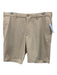 Peter Millar Size 34 Off White Synthetic Solid Athletic Khakis Men's Shorts Off White / 34