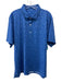 J Mclaughlin Size XL Blue Polyester Stars Polo Men's Short Sleeve Blue / XL