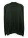 Turtleson Size L Green & Purple Wool Blend Herringbone Quarter Zip Men's Sweater Green & Purple / L