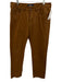 Atelier Gardeur Size 34 Brown Cotton Solid Khaki Men's Pants Brown / 34