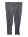 Bobby Jones Size 36 Gray & Navy Print Synthetic Grid Khaki Athleisure Pants Gray & Navy Print / 36