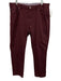 Peter Millar Size Est 36 Dark Red Cotton Blend Solid Khakis Men's Pants Dark Red / Est 36
