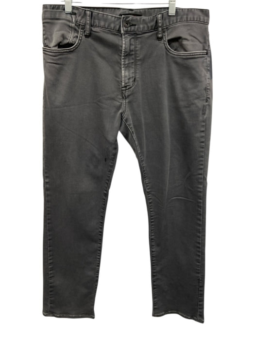 John Varvatos Size 36 Gray Cotton Blend Solid Jean Slim Men's Pants Gray / 36