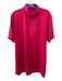 Greyson Size L Red Polyester Polo Men's Short Sleeve Red / L