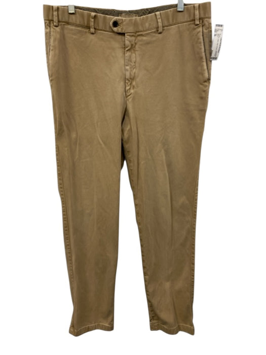Hiltl Size 36 Tan Cotton Solid Khakis Men's Pants Tan / 36
